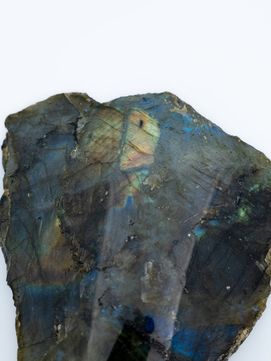 Labradoritas (raw /uoliena) | intuicija, apsauga, ribų išlaikymas, 492 g.