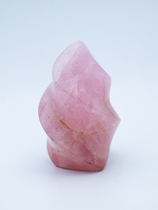 Rožinis kvarcas (liepsnelė) | meilė sau, gerumas, širdies šiluma