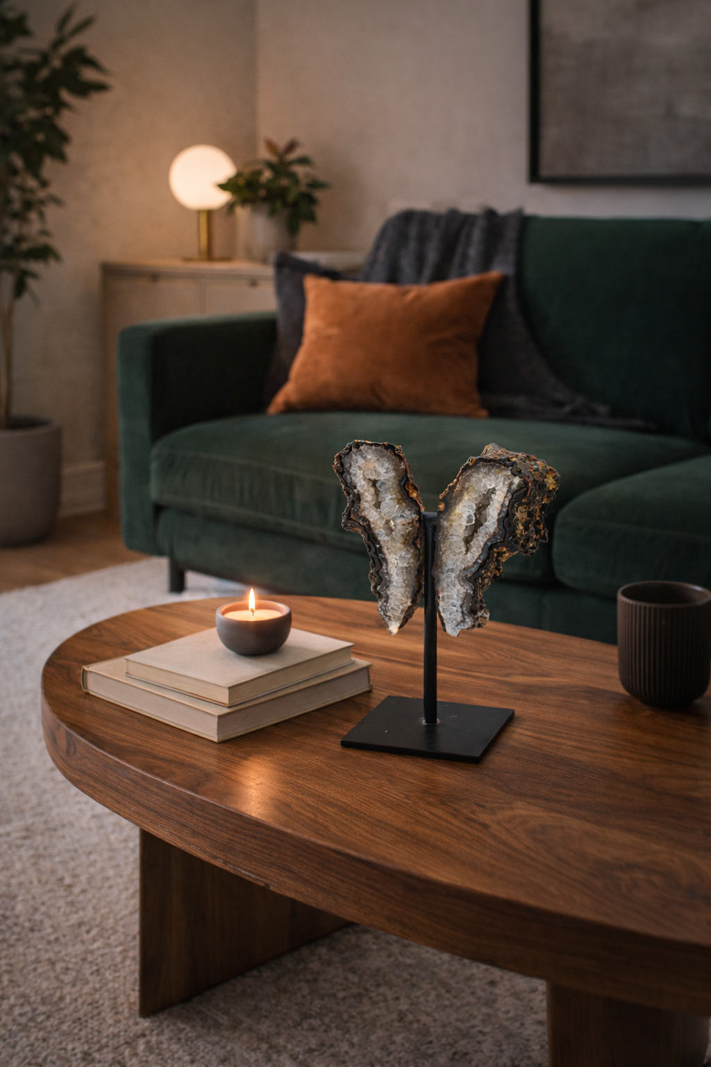 Klasikinis Agatas „Angelo Sparnai“ — apsauga, harmonija ir vidinė ramybė