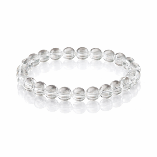 Kalnų krištolo apyrankė | skairdumas, aiškumas, tyrumas (10 mm.)