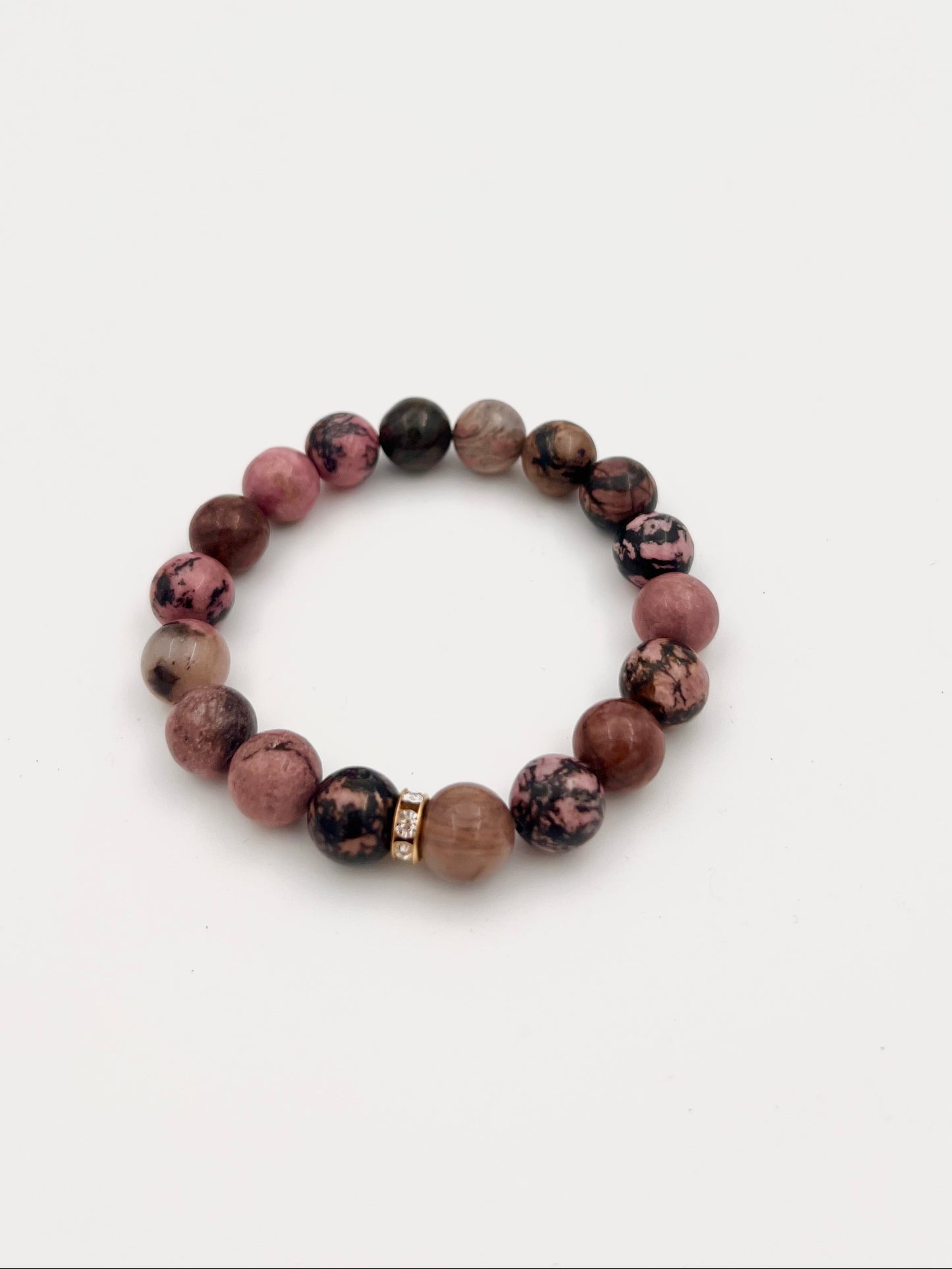 Rodonito apyrankė | gijimas, branda, ramybė  (10 mm.)