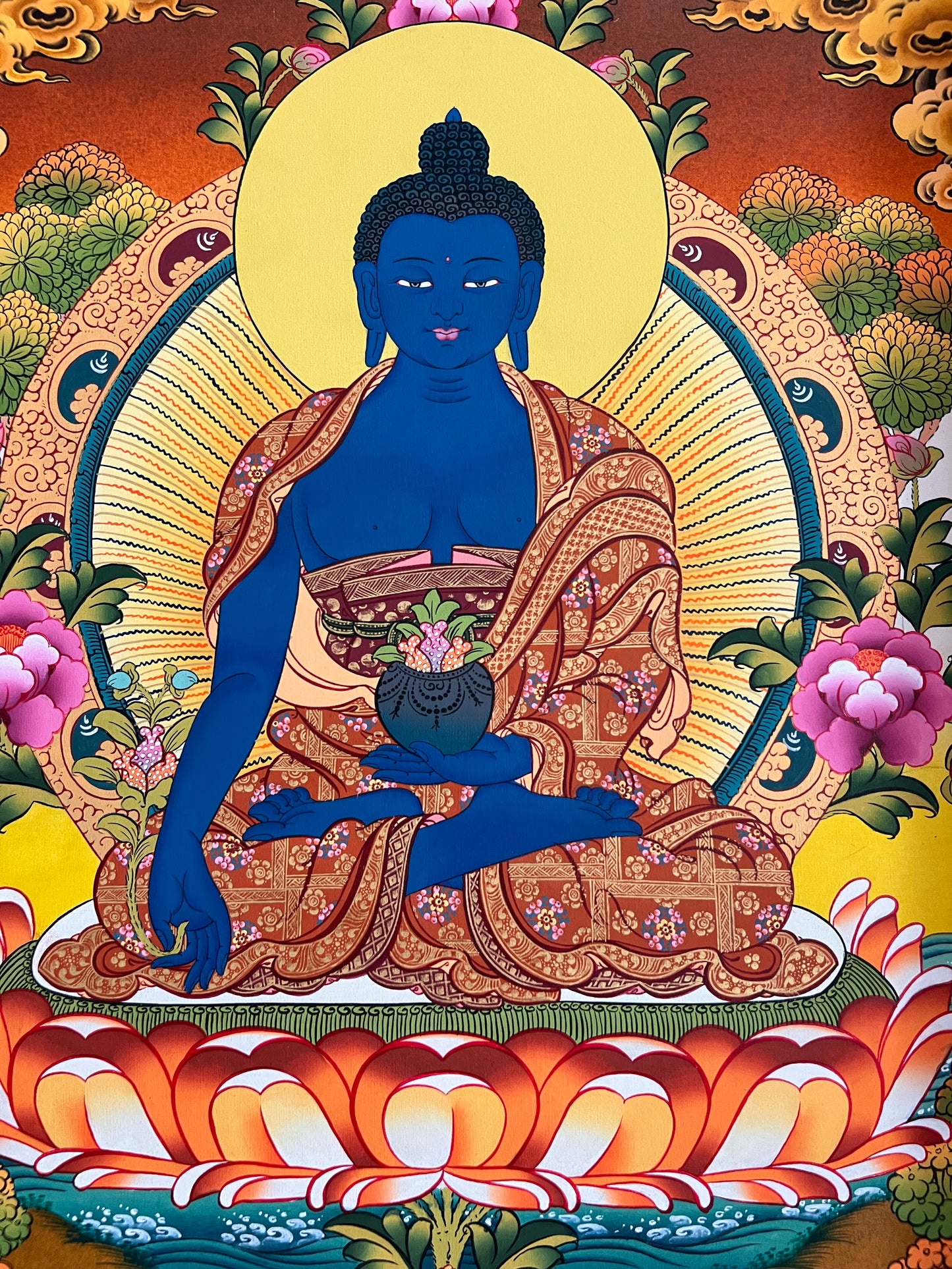 GYDANTYSIS BUDDHA - gydymo, sveikatos ir išsivadavimo iš gimimo ir mirties rato dievybė