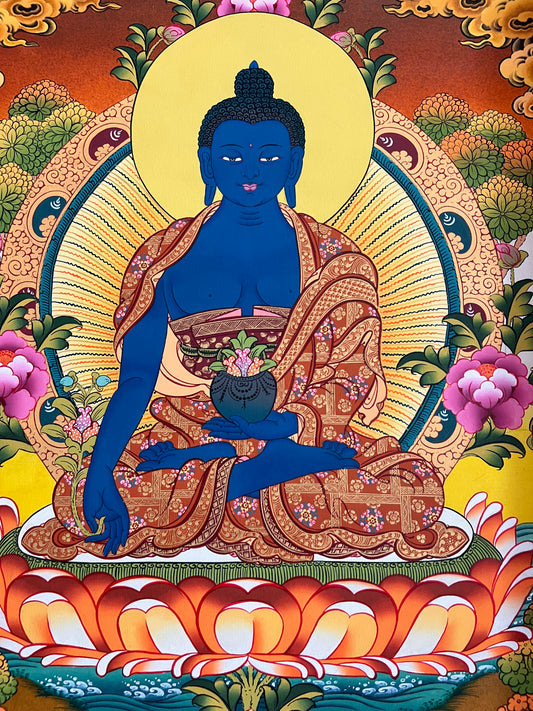 GYDANTYSIS BUDDHA - gydymo, sveikatos ir išsivadavimo iš gimimo ir mirties rato dievybė