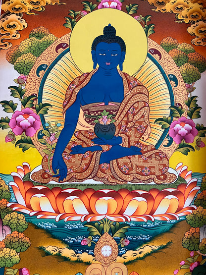 GYDANTYSIS BUDDHA - gydymo, sveikatos ir išsivadavimo iš gimimo ir mirties rato dievybė