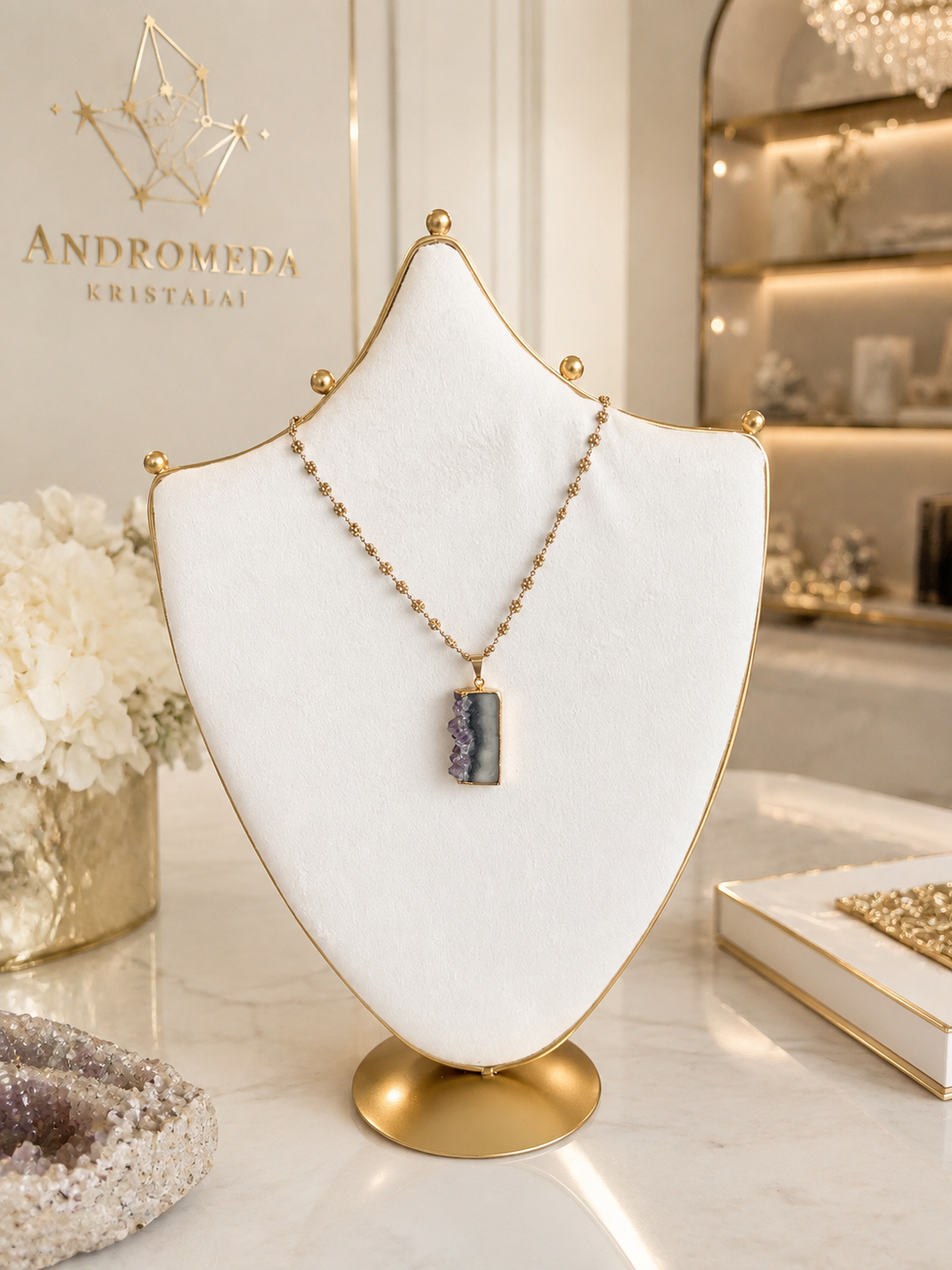 AGATO ir AMETISTO pakabukas | Stabilumas INTUICIJA