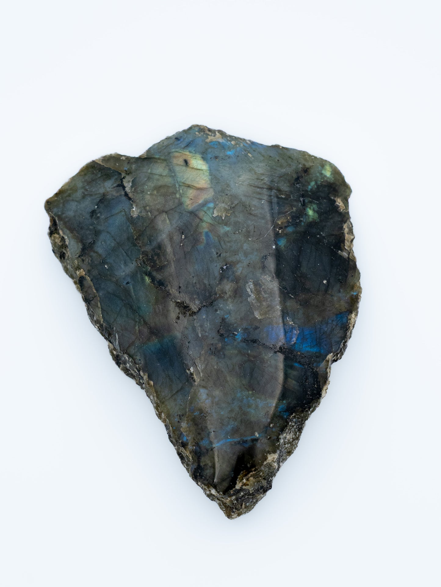 Labradoritas (raw /uoliena) | intuicija, apsauga, ribų išlaikymas, 492 g.