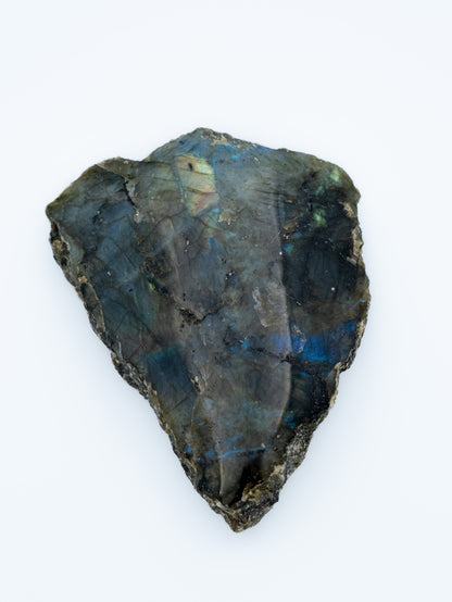 Labradoritas (raw /uoliena) | intuicija, apsauga, ribų išlaikymas, 492 g.