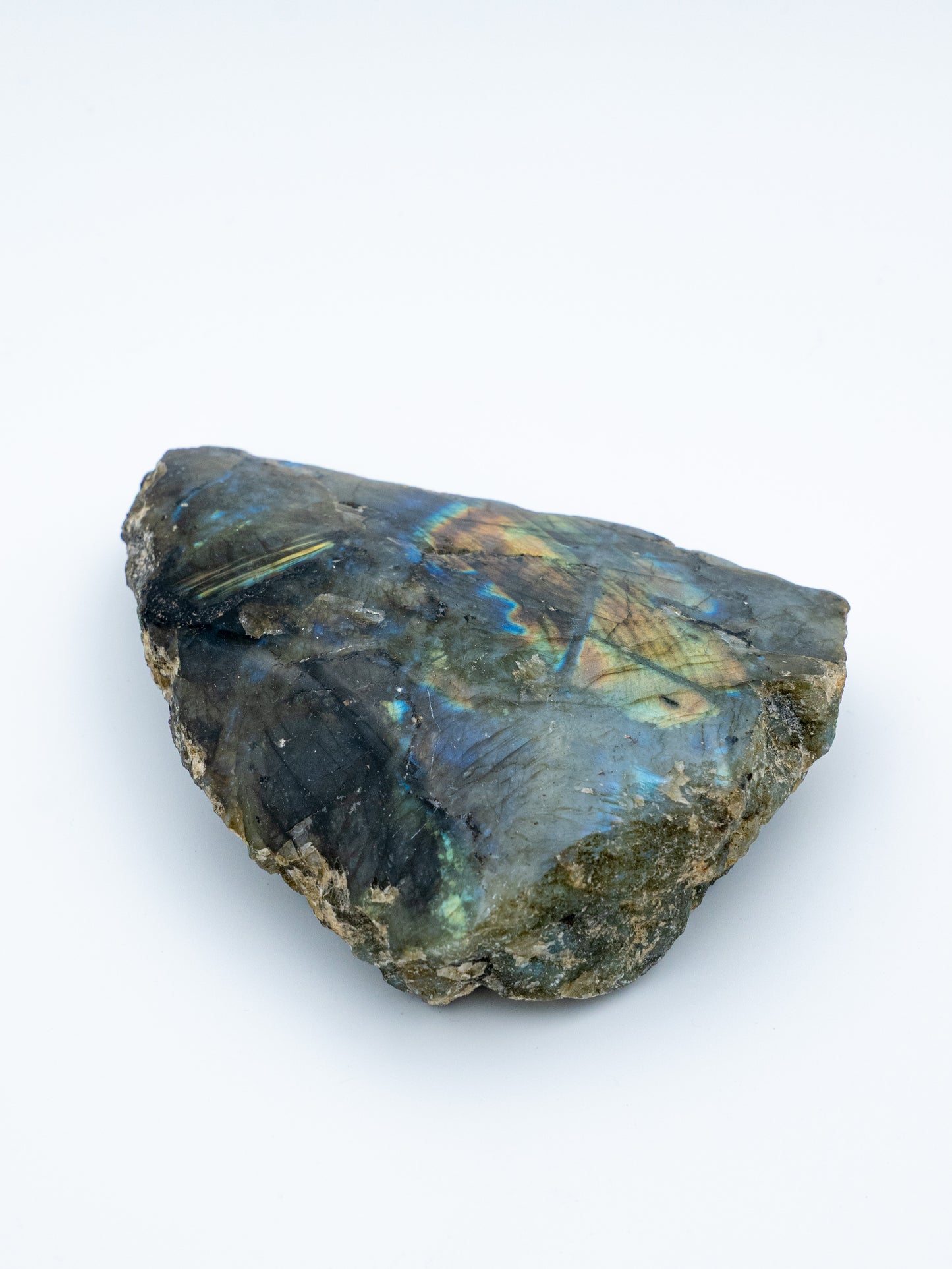 Labradoritas (raw /uoliena) | intuicija, apsauga, ribų išlaikymas, 492 g.