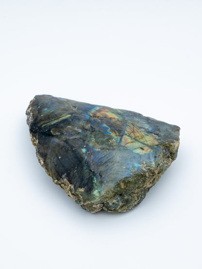 Labradoritas (raw /uoliena) | intuicija, apsauga, ribų išlaikymas, 492 g.