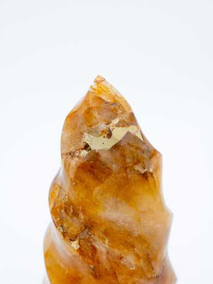 Auksinis kalcitas (liepsnelė) | perspektyvos, branda, transformacija