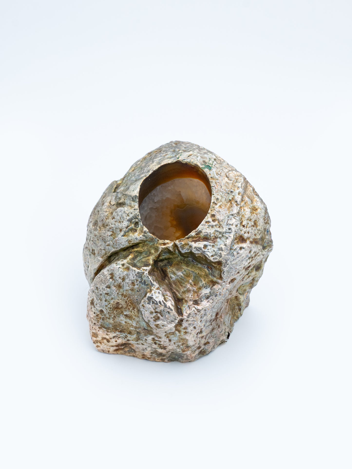 Agato žvakidė Dykumos saulė | jaukumas, ramybė, stabilumas, 988 g.