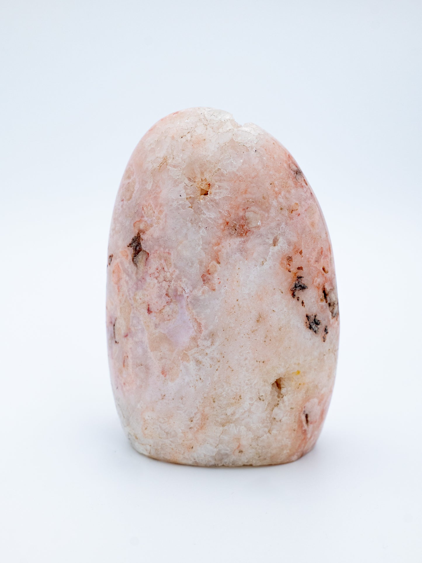 Rožinis dendritinis opalas (laisva forma / ovalas) | meilė, vaizduotė, jausmingumas