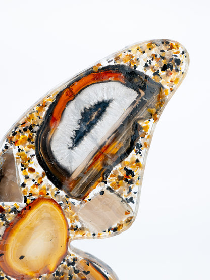 Agato Drugelis | švelnios apsaugos, ramybės ir vidinės pusiausvyros simbolis