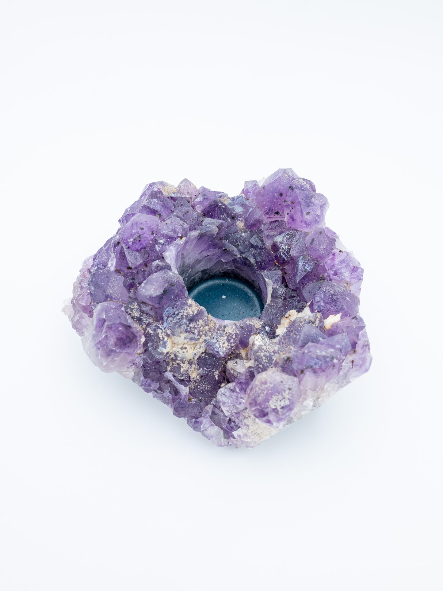 Ametisto žvakidė | vidinė ramybė, sąmonės skaidrumas ir dvasinė šviesa