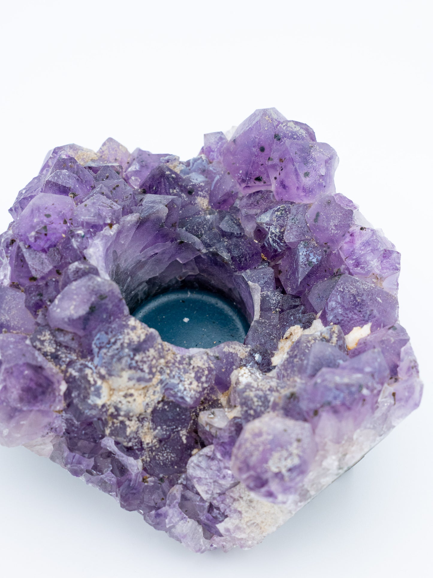 Ametisto žvakidė | vidinė ramybė, sąmonės skaidrumas ir dvasinė šviesa