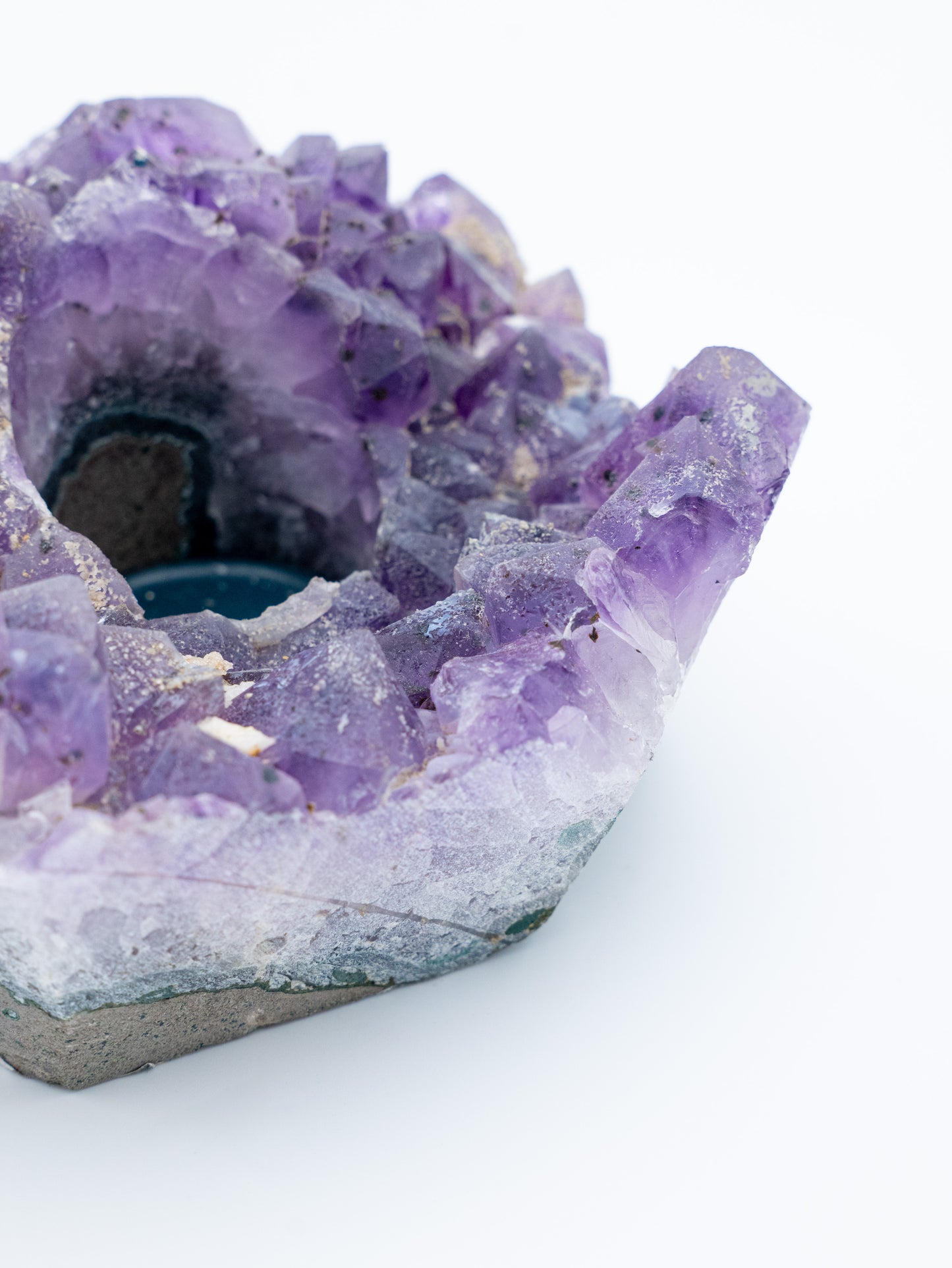 Ametisto žvakidė | vidinė ramybė, sąmonės skaidrumas ir dvasinė šviesa