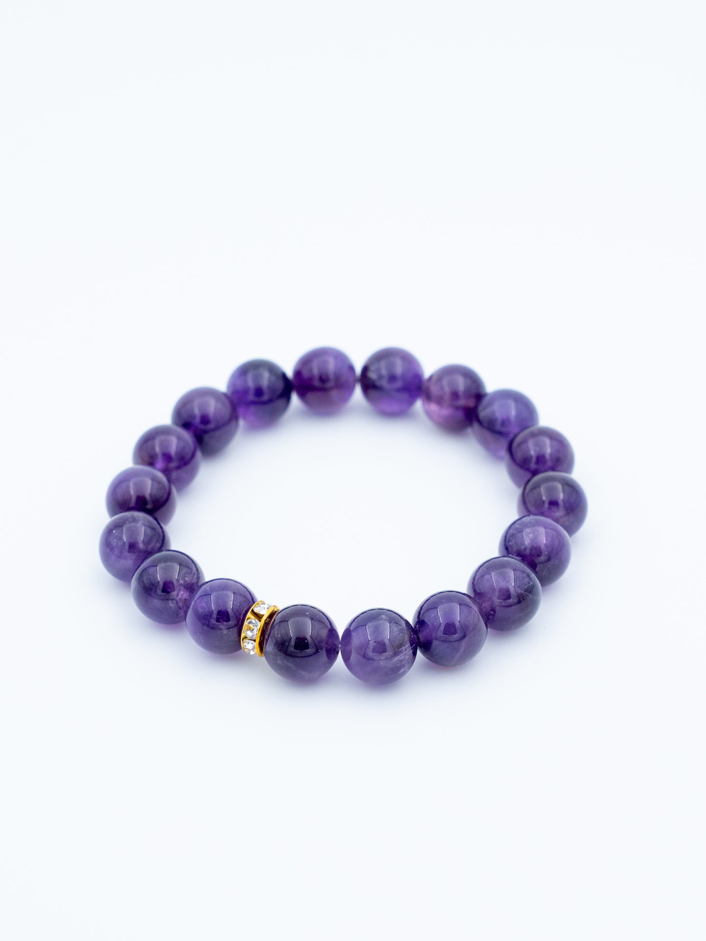 Ametisto apyrankė | vidinė alchemija, transformacija, sąmoningumas (10 mm.)