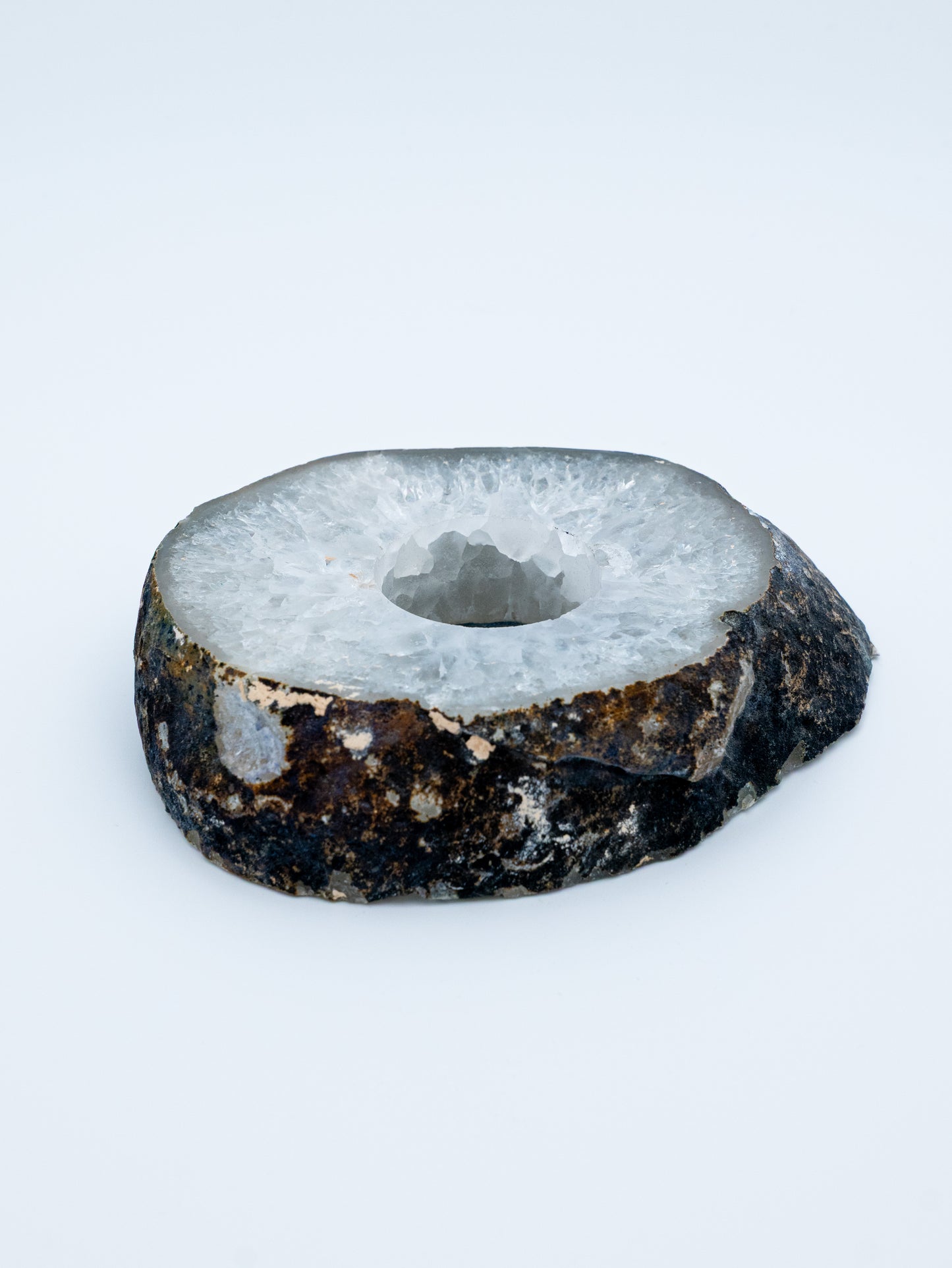 Agato žvakidė | harmonijos, žemės ramybės ir apsaugos švyturys