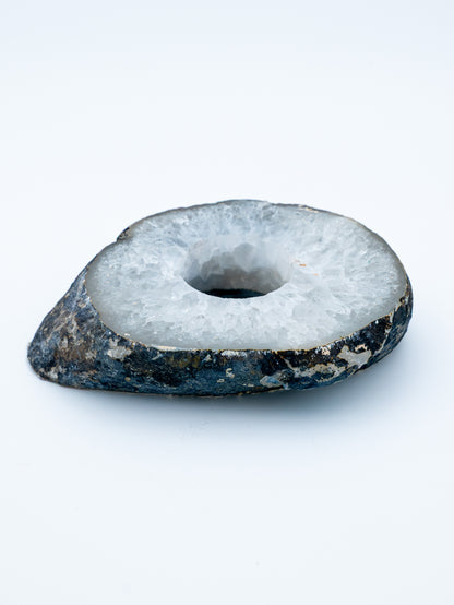 Agato žvakidė | harmonijos, žemės ramybės ir apsaugos švyturys