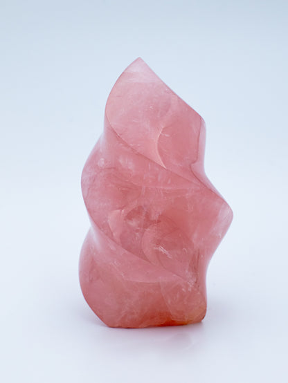 Rožinis kvarcas (liepsnelė) | meilė sau, gerumas, širdies šiluma