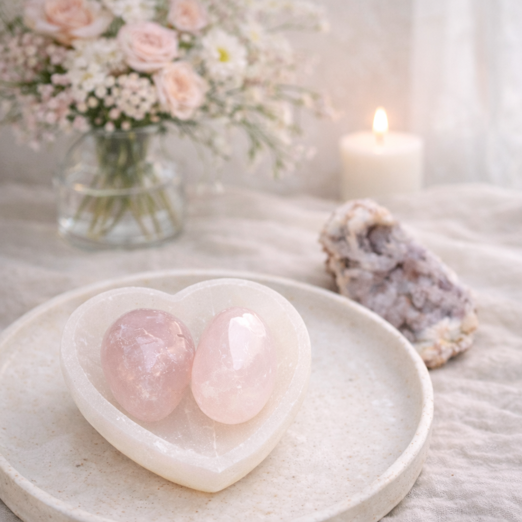 Rožinis kvarcas (būgninukas) | Meilė, švelnumas ir vidinė ramybė