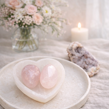 Rožinis kvarcas (būgninukas) | Meilė, švelnumas ir vidinė ramybė