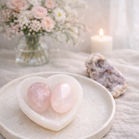 Rožinis kvarcas (būgninukas) | Meilė, švelnumas ir vidinė ramybė