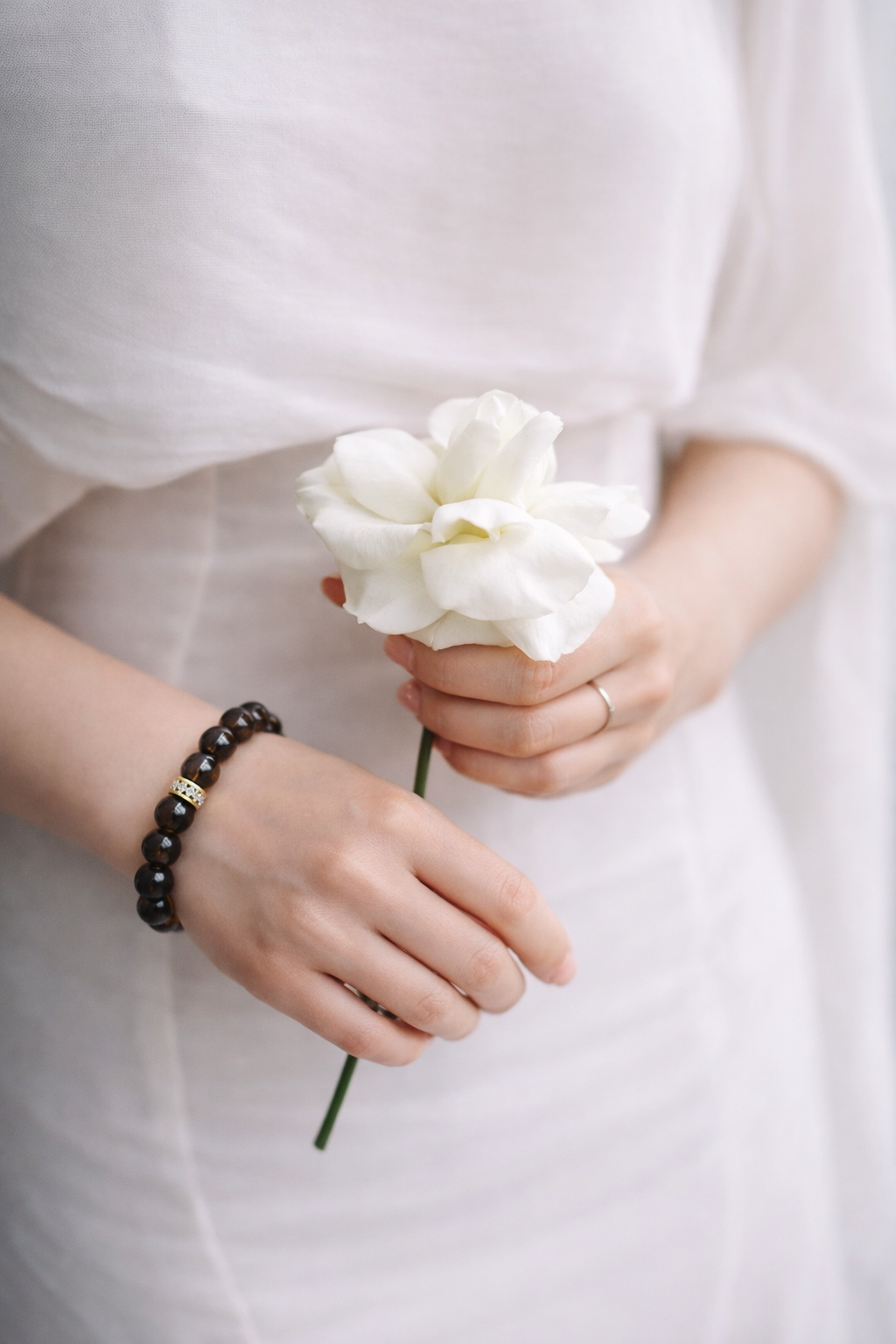 Dūminio kvarco apyrankė | įsižeminimas, palaikymas, nusiraminimas  (10 mm.)