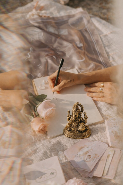 GANESHA (žalvaris) | tylus išminties ir kliūčių tirpimo simbolis