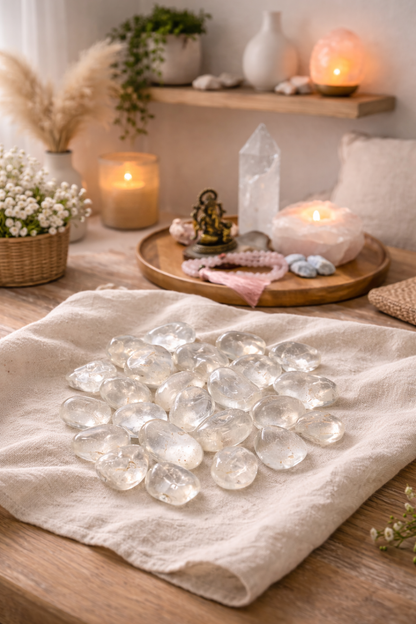 Kalnų krištolas (būgninukas) | skaidrumas, žinojimas ir vidinė tiesa