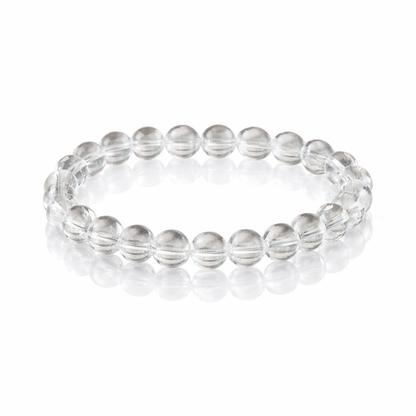 Kalnų krištolo apyrankė | skairdumas, aiškumas, tyrumas  (10 mm.)