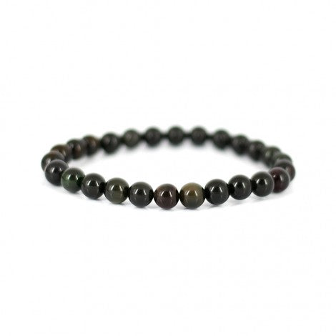 Obsidiano apyrankė andromeda kristalai
