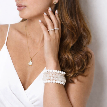 Selenito apyrankė | šviesa, tyrumas, vidinis aiškumas