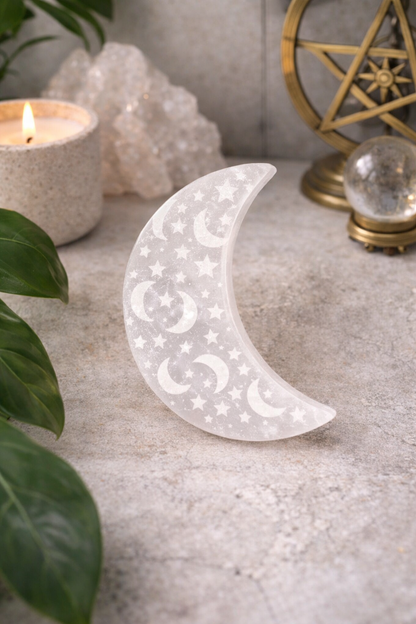 Selenito JAUNATIES mėnulis | Mėnulio mylėtojams