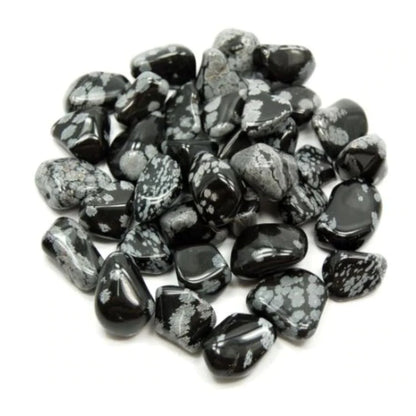 Snieginis obsidianas (būgninukas) | tvirtumas, įsižeminimas, suvokimas