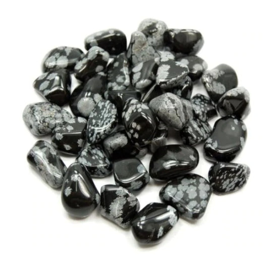 Snieginis obsidianas (būgninukas) | tvirtumas, įsižeminimas, suvokimas